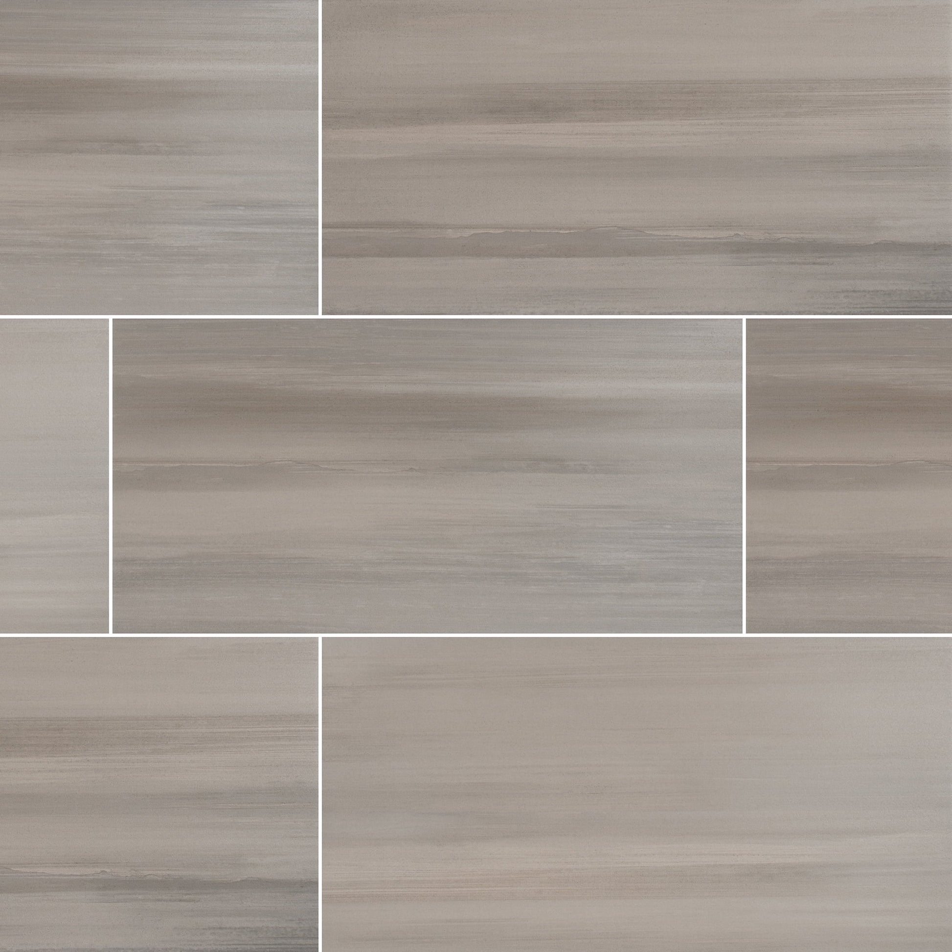 Azulejo de Piso y Pared de Porcelana Esmaltada Color Acuarela Bianco 12 in. x 24 in. (12 Pies Cuadrados / Caja)