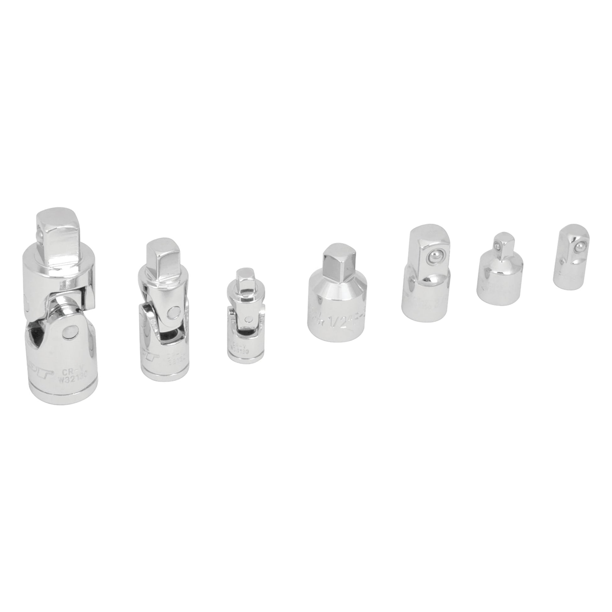 Performance Tool W30935 7 Piece Socket Adpater and U-Joint Set