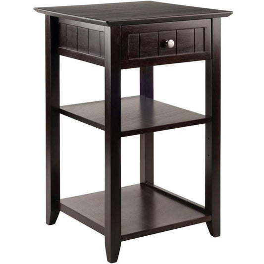 Winsome Burke Home Office Printer Stand, Coffee Finish
