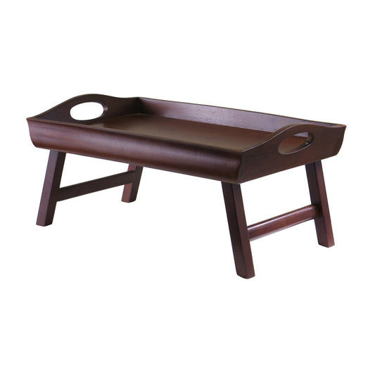Winsome Bandeja de Cama para Servir de Madera Sedona, Acabado en Nogal
