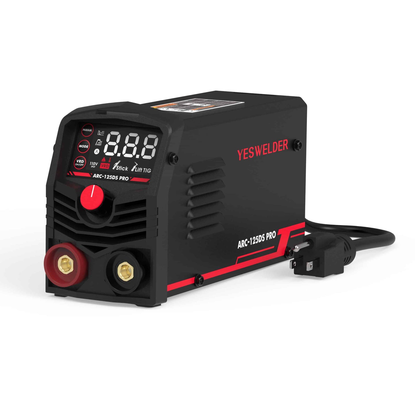 YesWelder 125A ARC Welder, 2-in-1 Portable Welding Machine with Hot Start and Arc Force