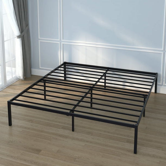 Yoneston 18" High Storage King Size Metal Platform Bed Frame No Box Spring