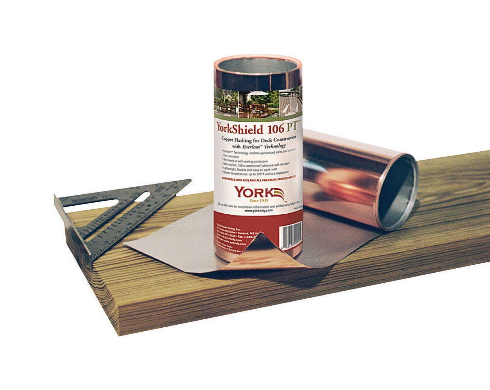 York 106 PT 8 in. W x 240 in. L Copper Flashing Copper
