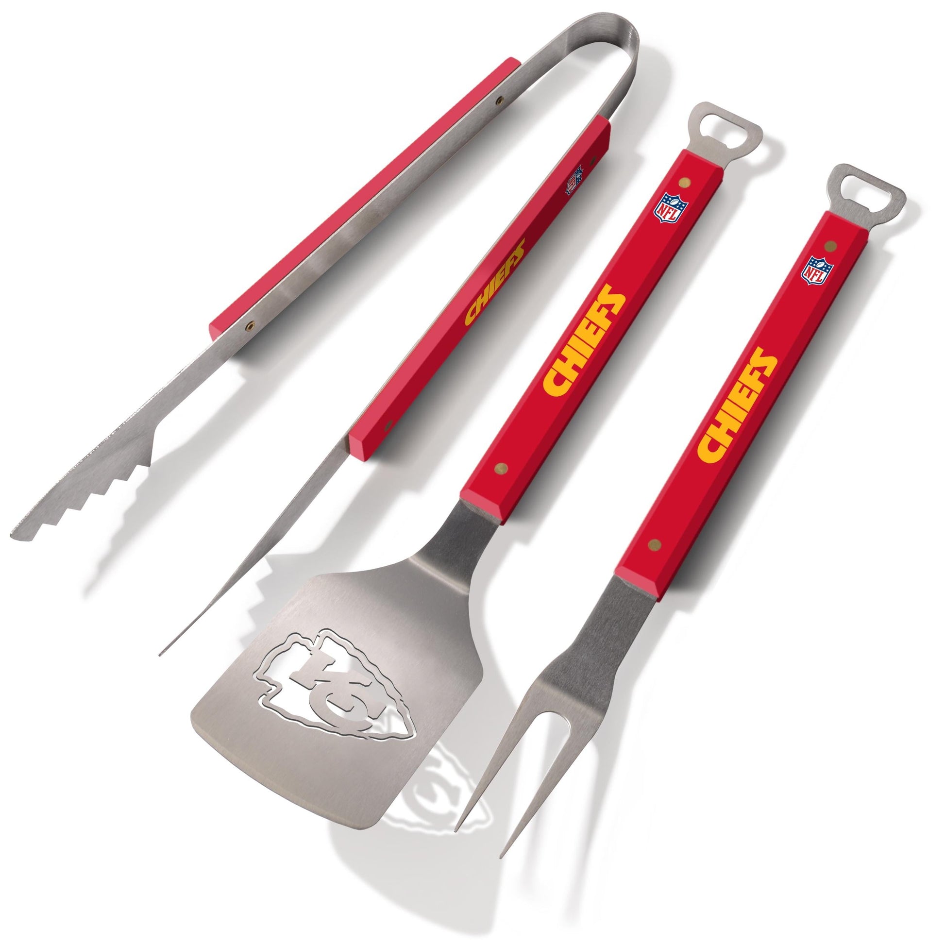 YouTheFan NFL Kansas City Chiefs Spirit Series 3pc BBQ Set