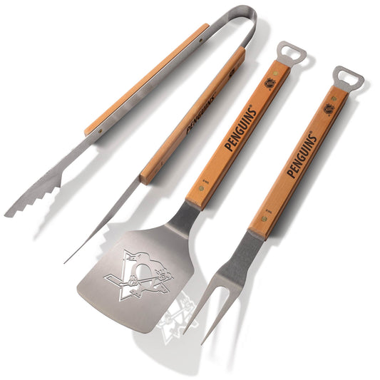 IDNA Pittsburgh Penguins 3-Piece BBQ Set