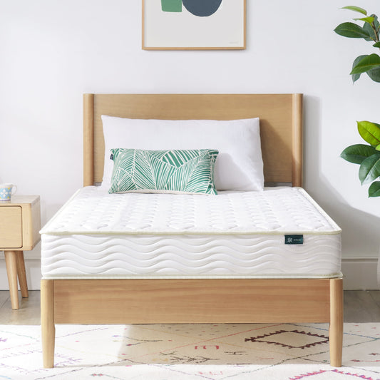 Zinus 6" Core Comfort Tight Top Bonnell Innerspring Mattress, Twin