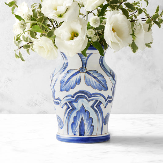 Italian Hand-Painted Capri Vase Collection,Williams Sonoma Capri Planter\, Small,