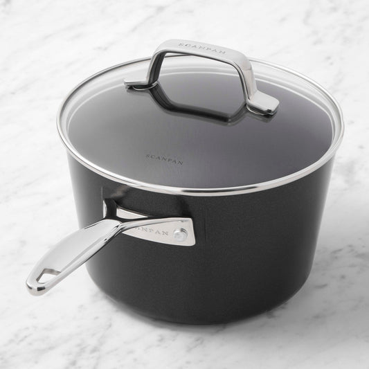 SCANPAN NordIQa Nonstick Saucepan, 3.5-Qt.,,WSNOADS