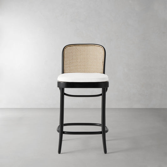Ton 811 Counter Stool Cushion,Perennials Performance Basketweave\, White,