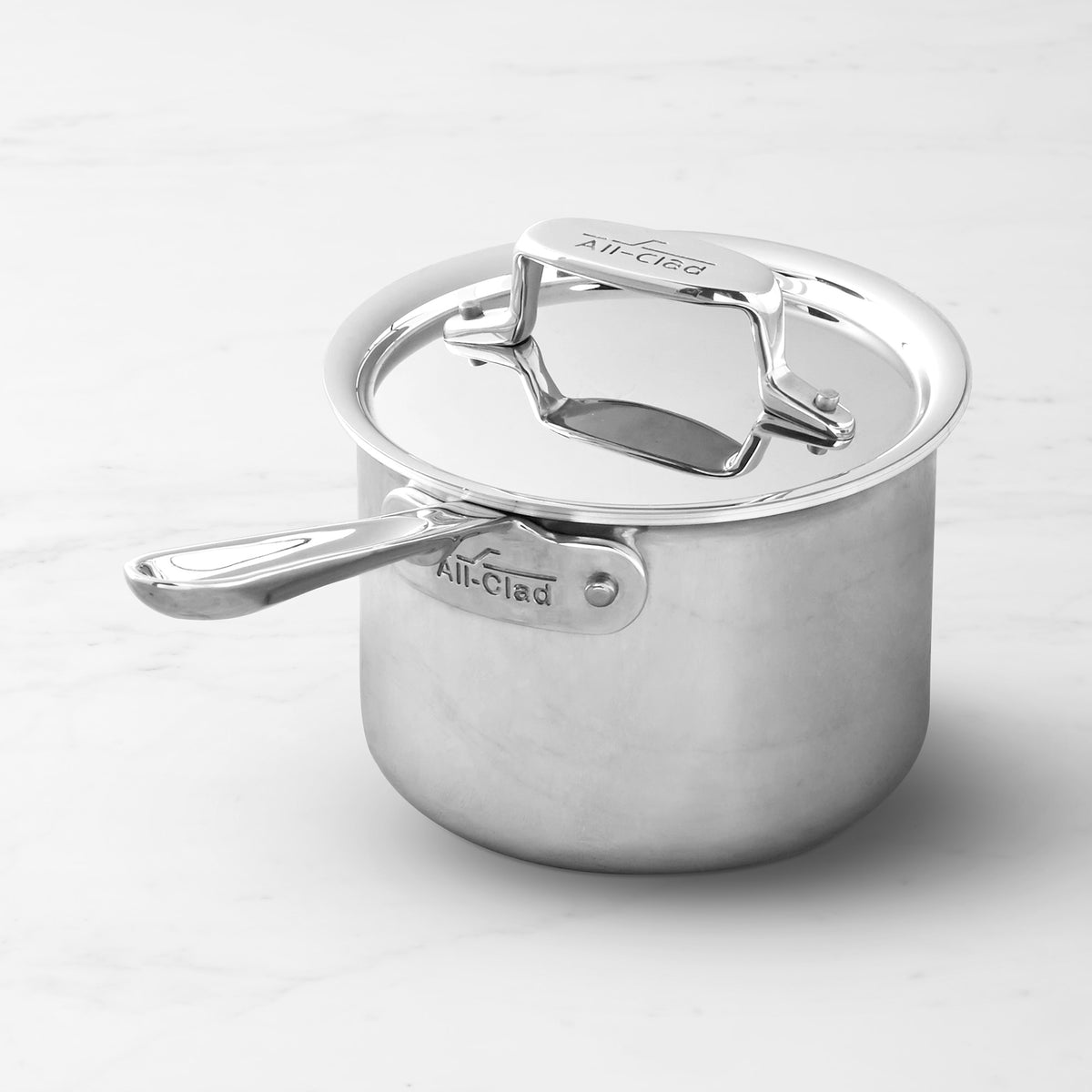 All-Clad D5 Stainless-Steel Saucepan,2-Qt,