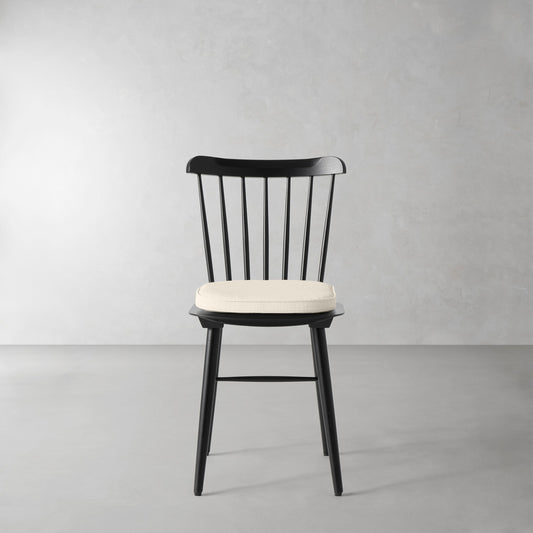 Ton Ironica Side Chair Cushion,Perennials Performance Basketweave\, Light-Sand,