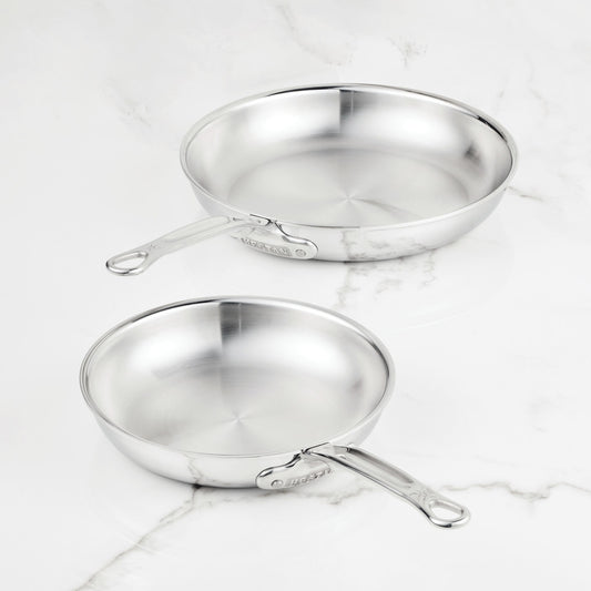 Hestan ProBond Luxe Professional Clad Stainless-Steel Skillet, Set of 2,,