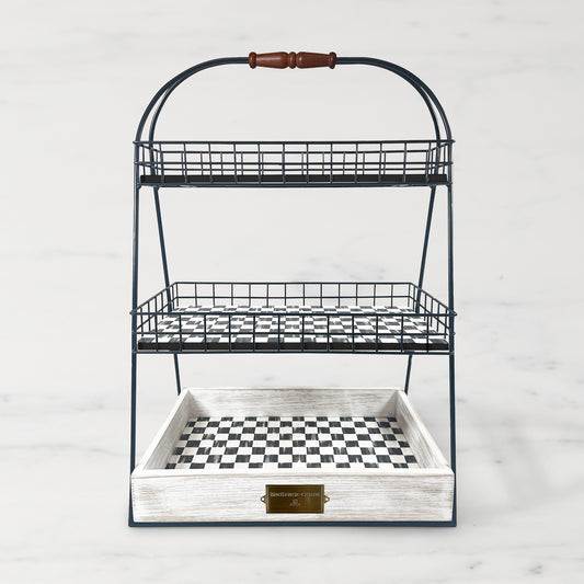 MacKenzie-Childs Farmhouse Tiered Stand,,WSNOADS