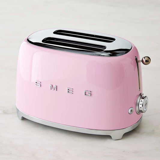 SMEG 2-Slice Toaster,Pink,