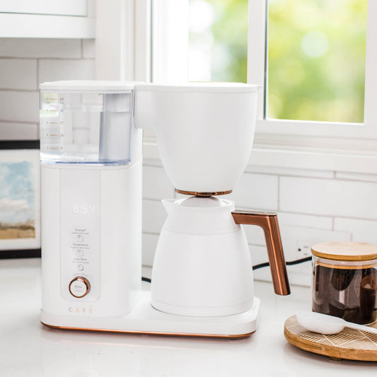 Café Specialty Drip Coffee Maker,White,