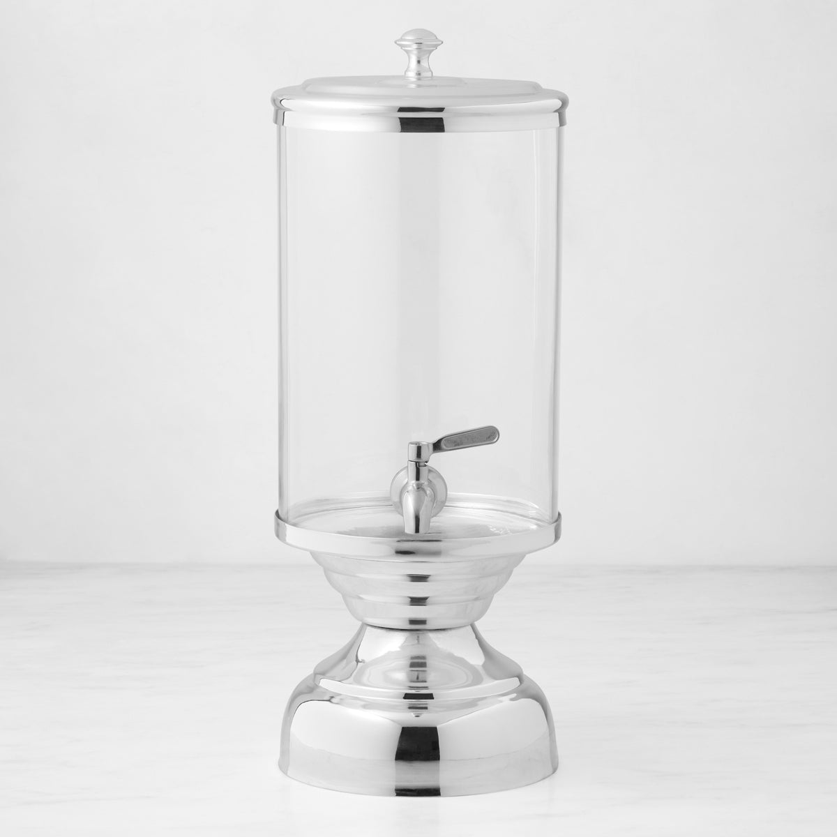 Heirloom Silver Beverage Dispenser,WSNOADS,Drink Dispensers\, Pitchers & Buckets