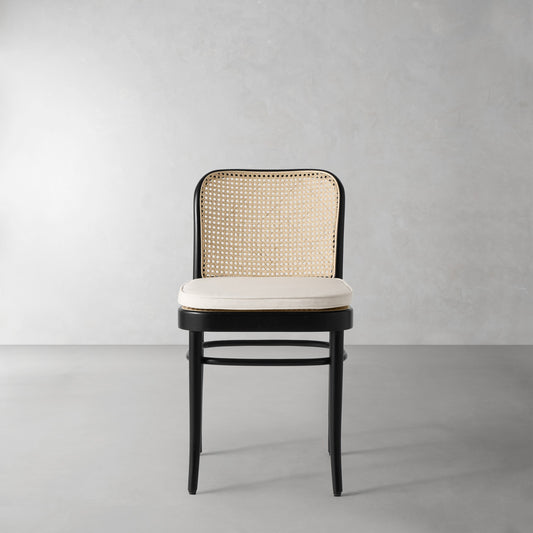 Ton 811 Side Chair Cushion,Sunbrella Performance Canvas\, Canvas,