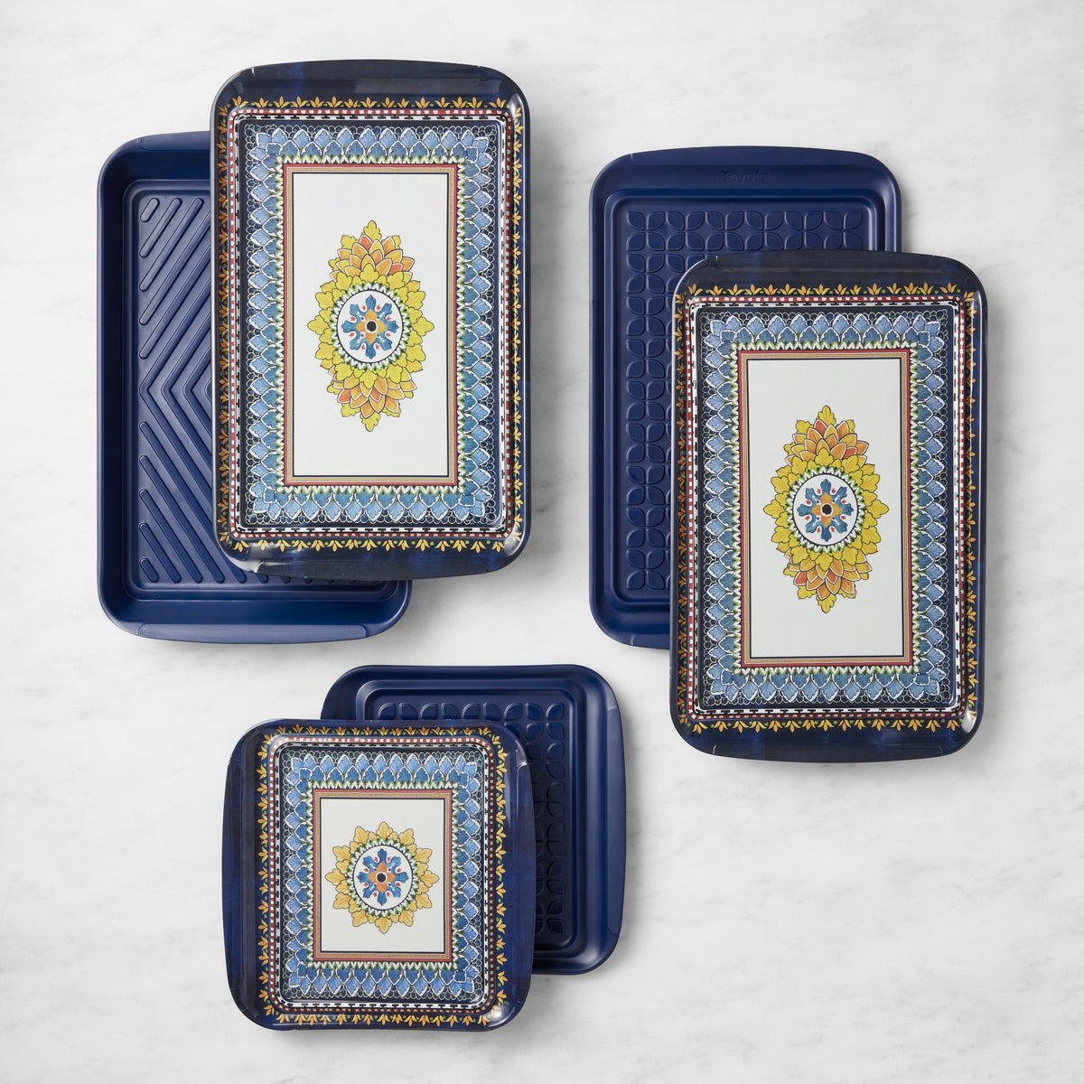 Sicily 6-Piece Tray Set,WSNOADS,Grill Prep & Marinade Trays