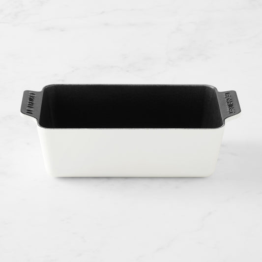 Le Creuset Cast Iron Classic Loaf Pan,Matte White,