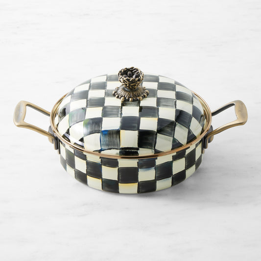 MacKenzie-Childs Casserole Dish, Courtly Check,3-Qt.,