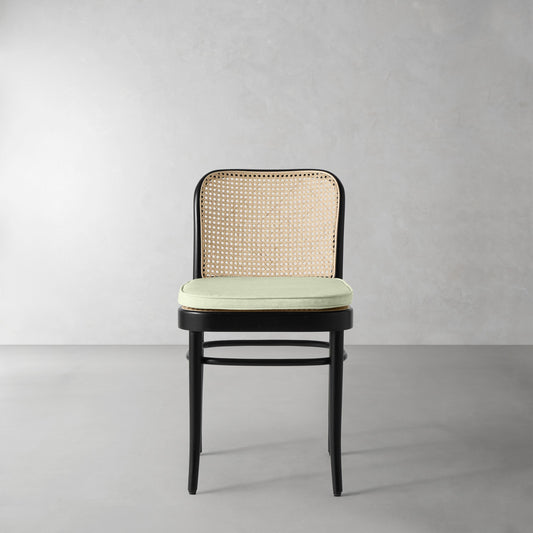 Ton 811 Side Chair Cushion,Sunbrella Performance Canvas\, Sage,