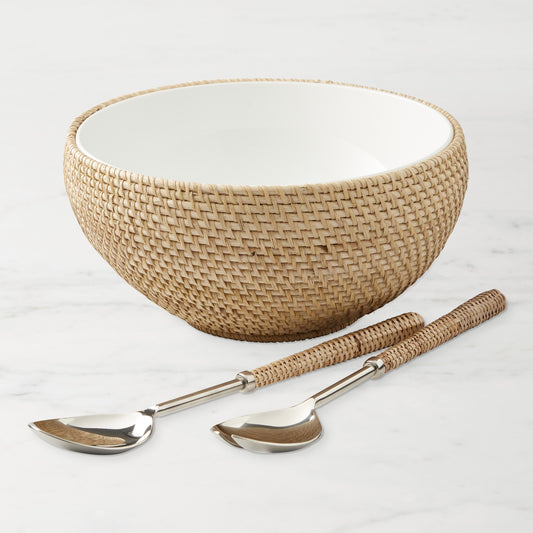 Light Woven Salad Bowl & Servers,WSNOADS,Salad & Condiment Bowls