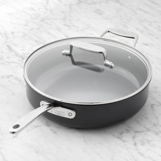 All-Clad NS Pro Ceramic Nonstick Sauté Pan, 6-Qt,,