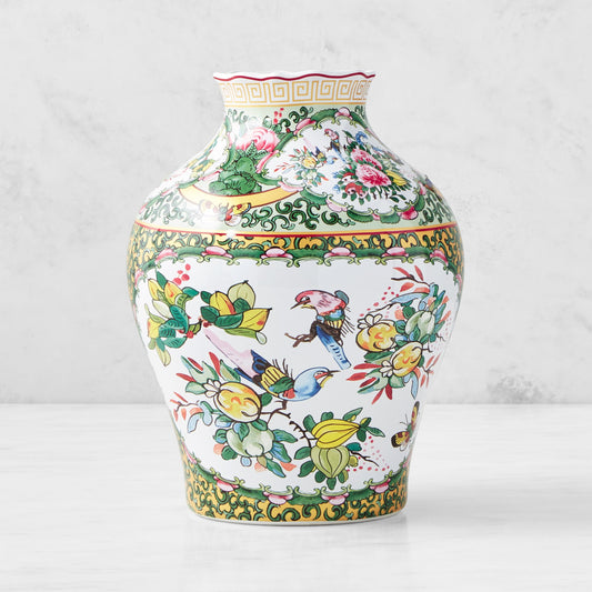 Famille Rose Decorated Vase,WSNOADS,Vases & Vessels