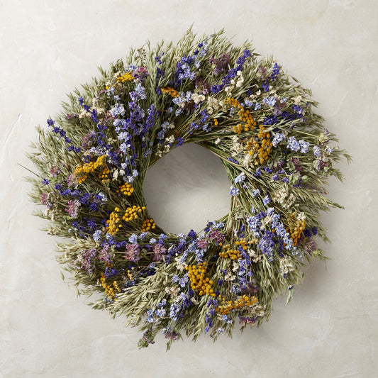 French Spring Live Wreath,French Spring Wreath,