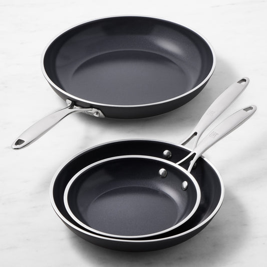 Zwilling Forte Plus Ceramic Nonstick Fry Pan, Set of 3,WSADS,Fry Pans & Skillets