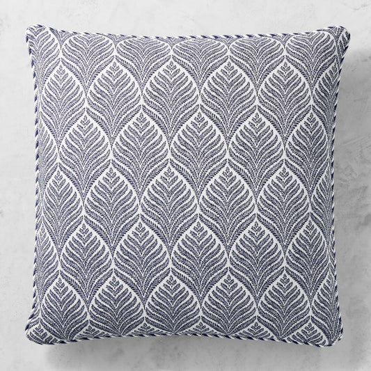 Linnaeus Outdoor Pillow Cover,Navy,