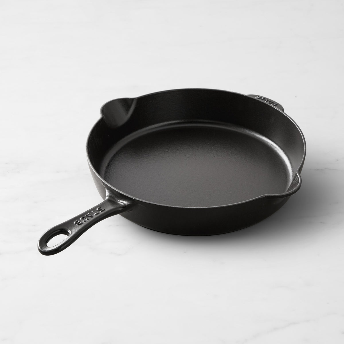 Staub Enameled Cast Iron Traditional Deep Skillet,Black,11"