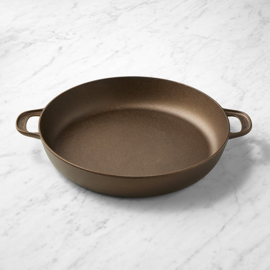 Made In Seasoned Cast Iron Double Handle Skillet, 14",,