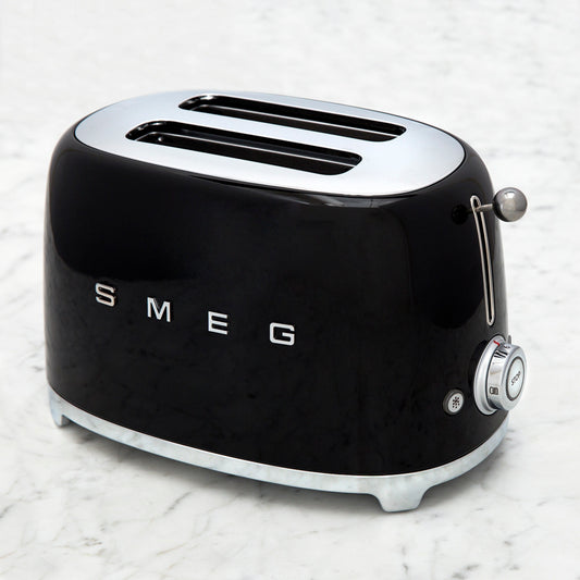 SMEG 2-Slice Toaster,Black,