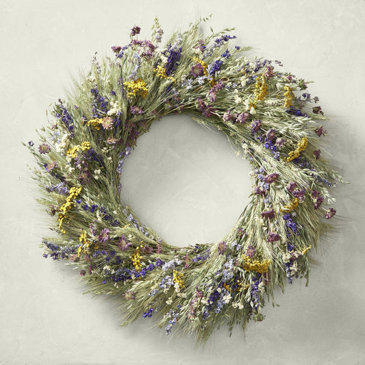 French Spring Live Wreath,30",