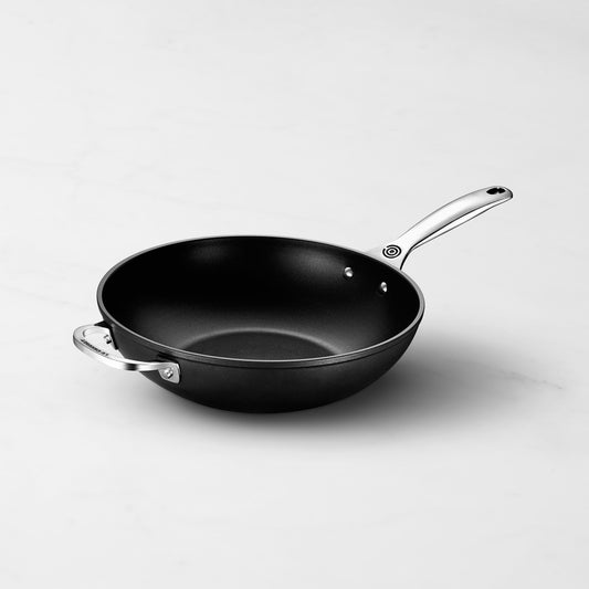 Le Creuset Toughened Nonstick PRO Stir Fry Pan Wok, 12",,