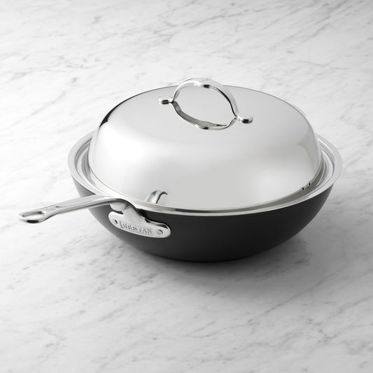Hestan TITUM Fusion Nonstick Covered Wok, 12.5",,