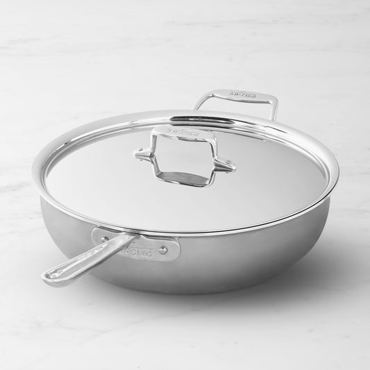 All-Clad D5 Stainless-Steel Essential Pan,6-Qt.,