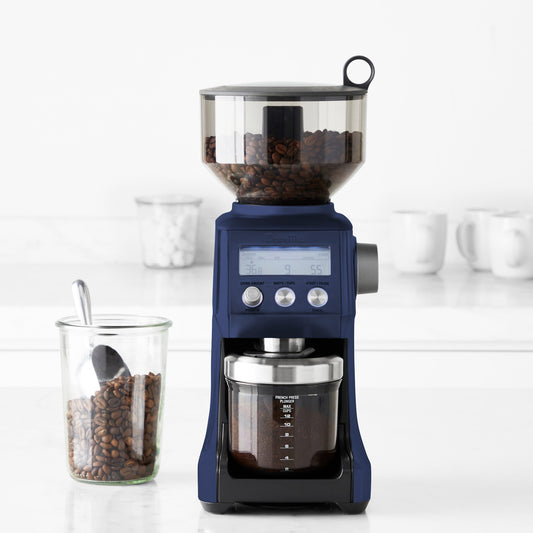 Breville Smart Grinder Pro Conical Burr Grinder,Damson Blue,