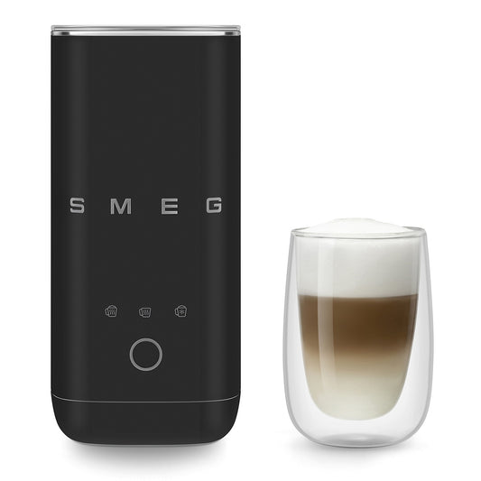 SMEG Mini Milk Frother,Matte Black,