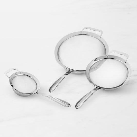 All-Clad Stainless-Steel Strainer, Set of 3,,