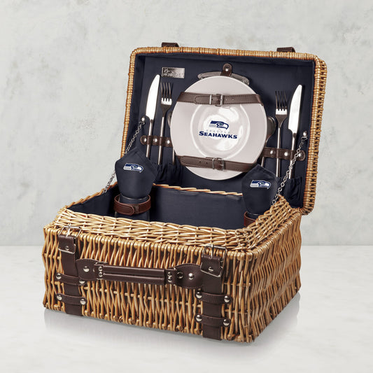 NFL Champion Picnic Basket,Seattle Seahawks,Seattle Seahawks
