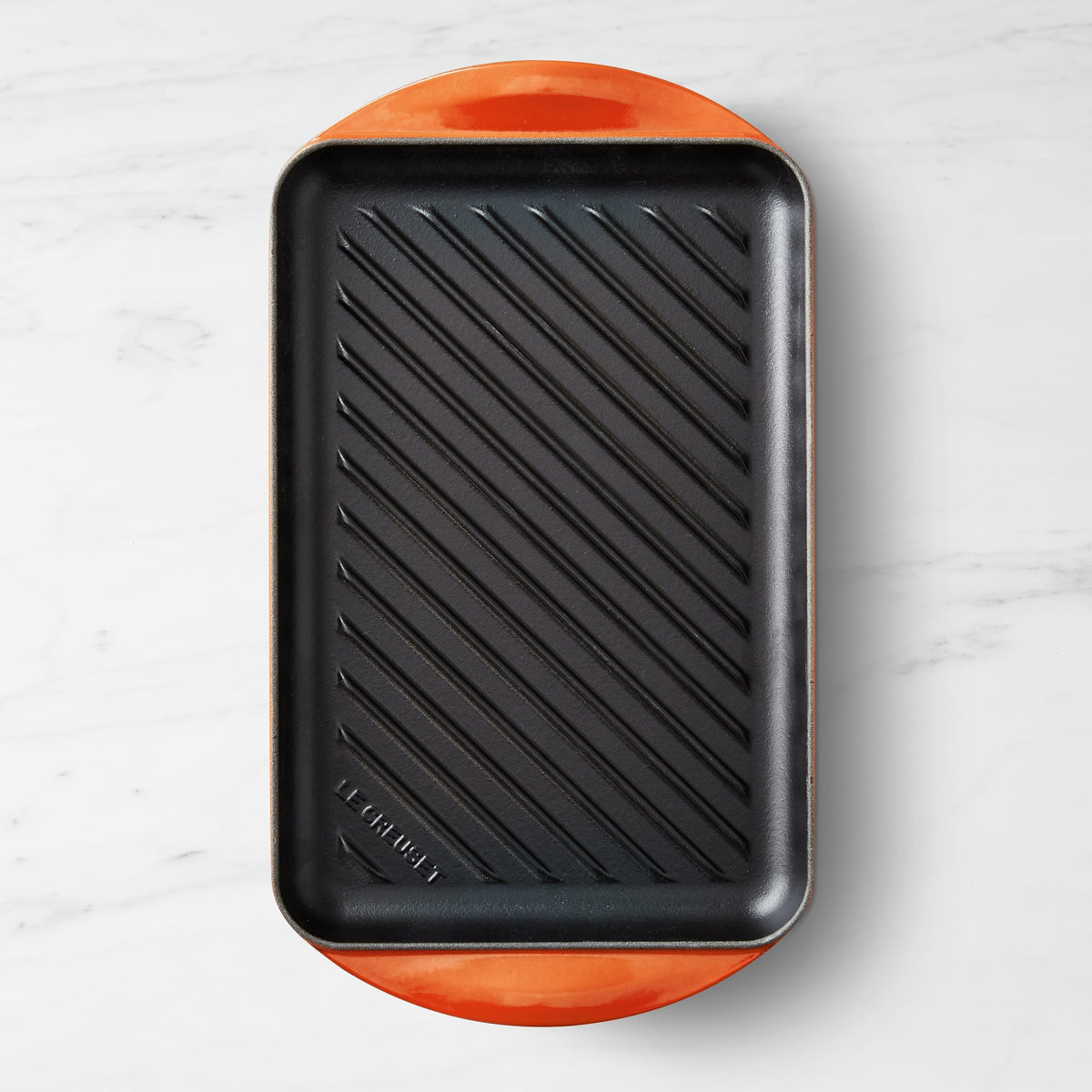 Le Creuset Enameled Cast Iron Skinny Grill,Flame,