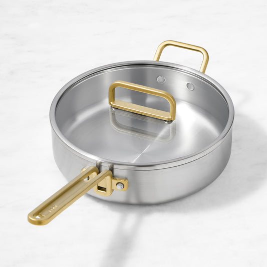 GreenPan Stanley Tucci Stainless-Steel Sauté Pan, 4-Qt.,,