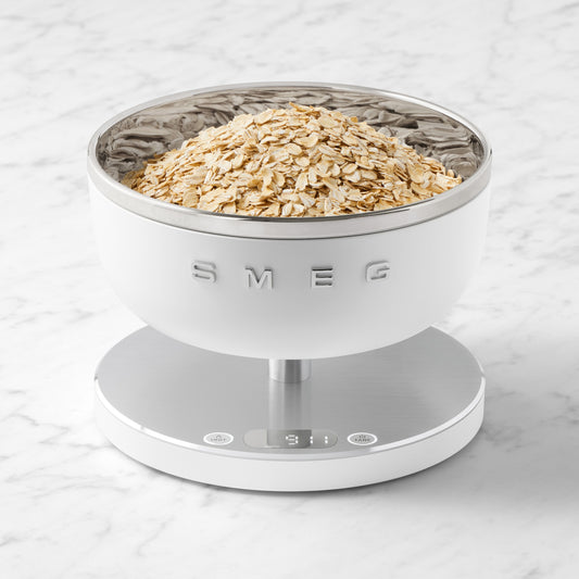 SMEG Contemporary Kitchen Scale,White,White
