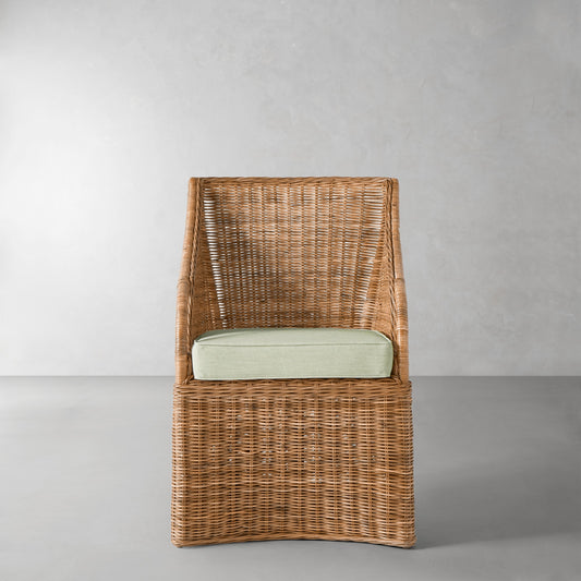 Farallon Armchair Cushion,Sunbrella Performance Canvas\, Sage,