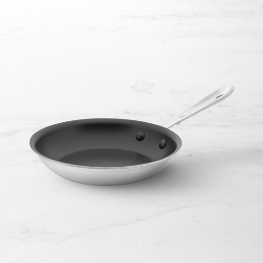 All-Clad D5 Brushed Stainless-Steel Pro Nonstick Fry Pans,D5 Brushed Stainless-Steel Nonstick Fry Pan\, 8",