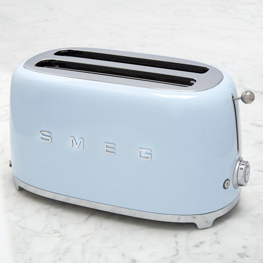 SMEG 4-Slice Toaster,Pastel Blue,