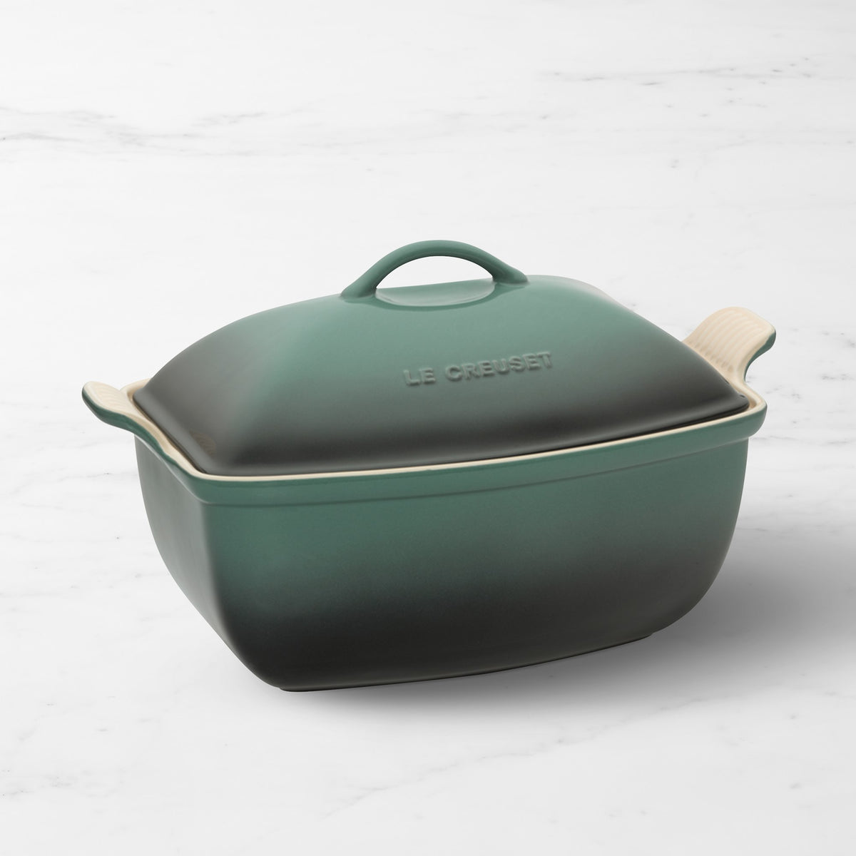 Le Creuset Heritage Stoneware Deep Covered Baker, 4 1/2-Qt.,Ocean,