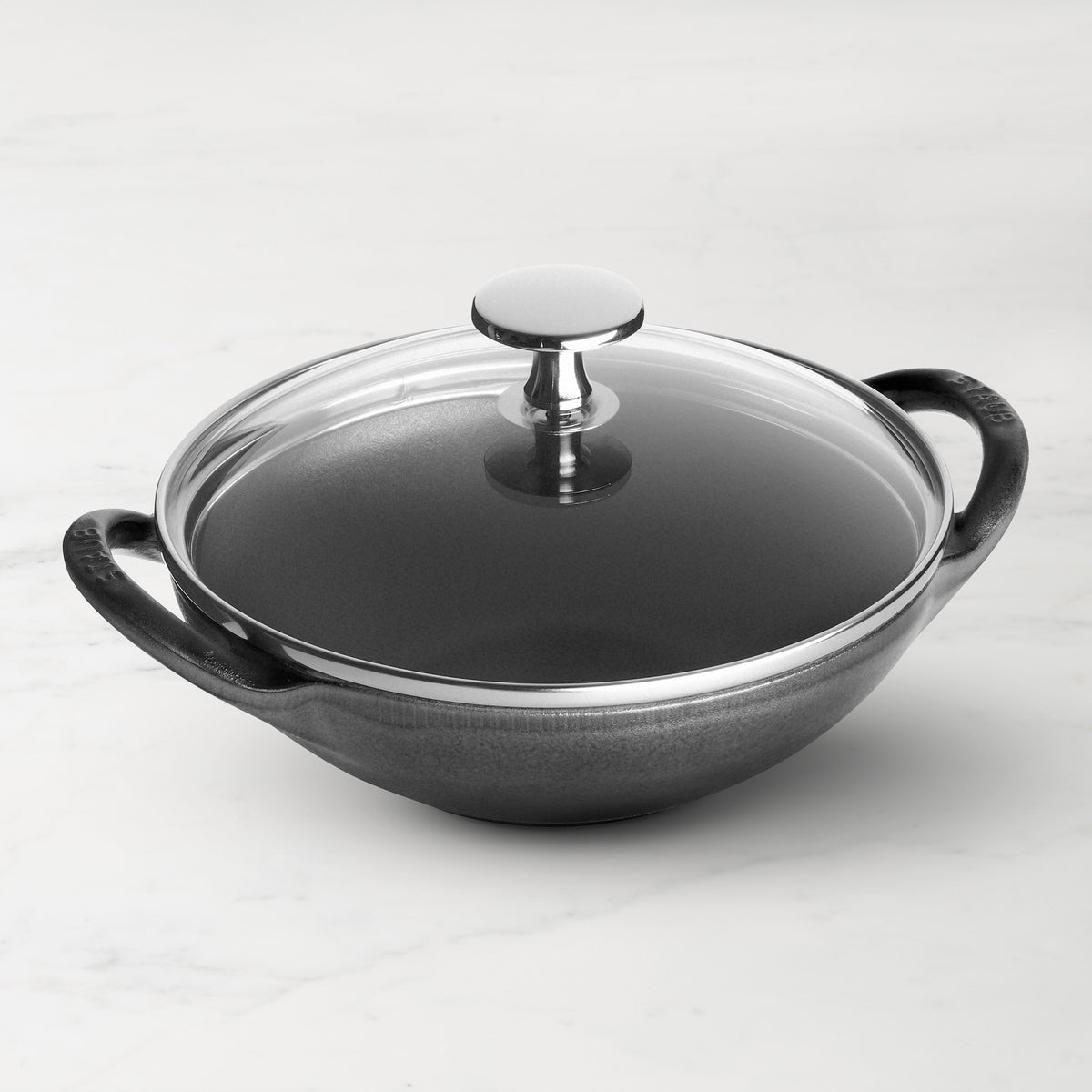 Staub Enameled Cast Iron Mini Wok, 6",,